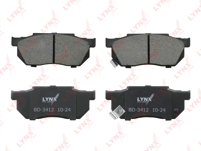 Колодки тормозные дисковые | перед | · LYNXAUTO BD3412