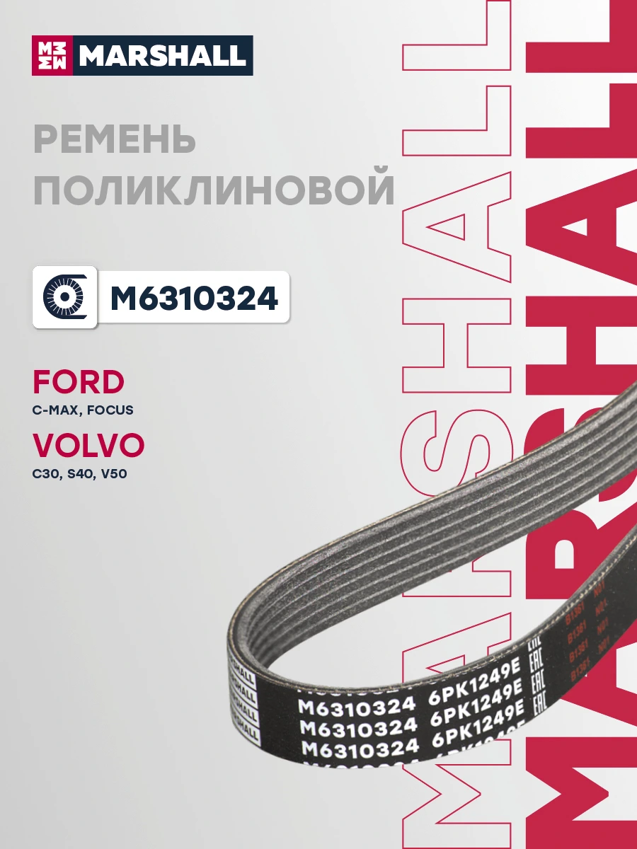 Ремень поликлиновой · MARSHALL M6310324