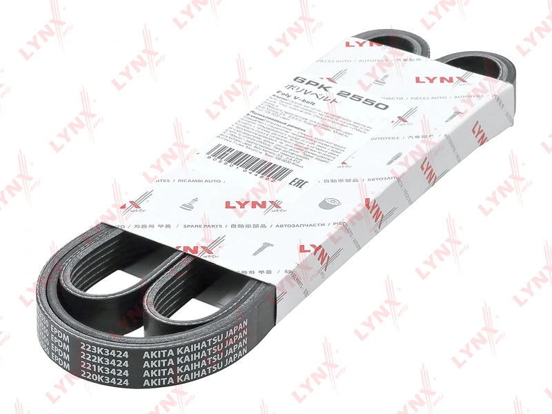 Ремень поликлиновой · LYNXAUTO 6PK2550