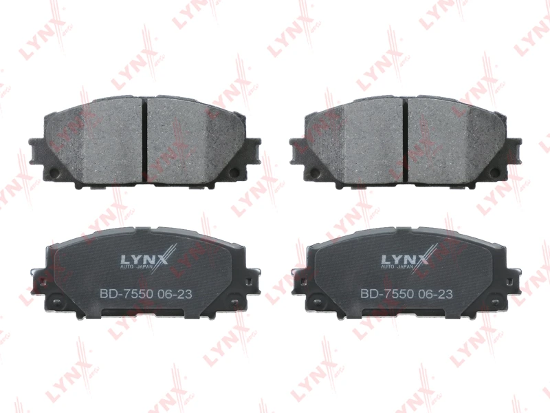 Колодки тормозные дисковые | перед | · LYNXAUTO BD7550