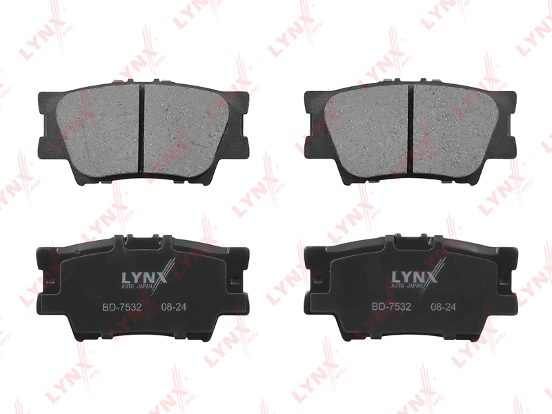 Колодки тормозные дисковые | зад | · LYNXAUTO BD7532