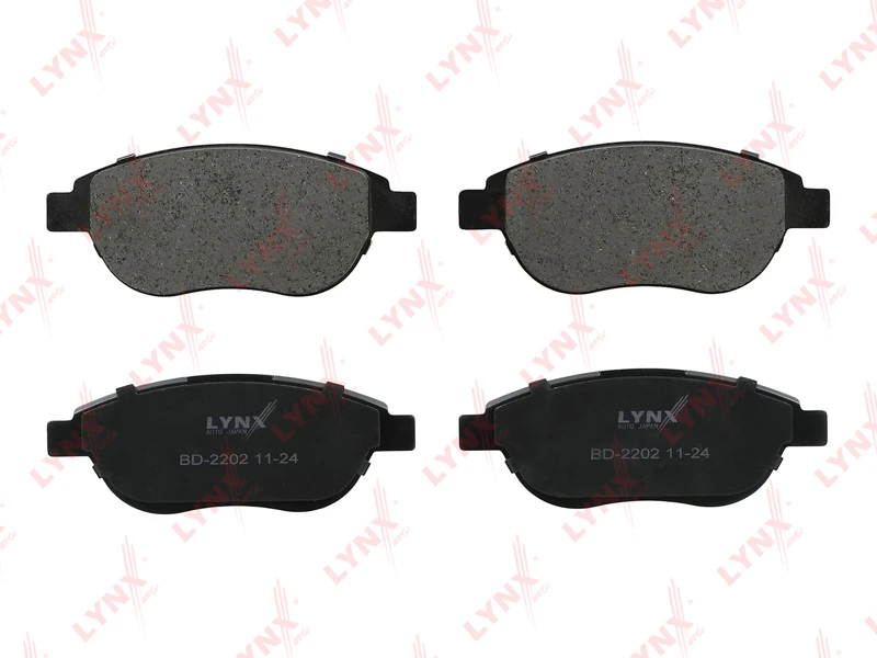 Колодки тормозные дисковые | перед | · LYNXAUTO BD2202
