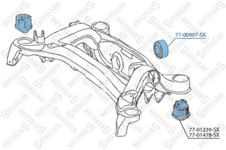 С/б редуктора MB W210 2.0-2.7CDi 95>/W20 | зад |