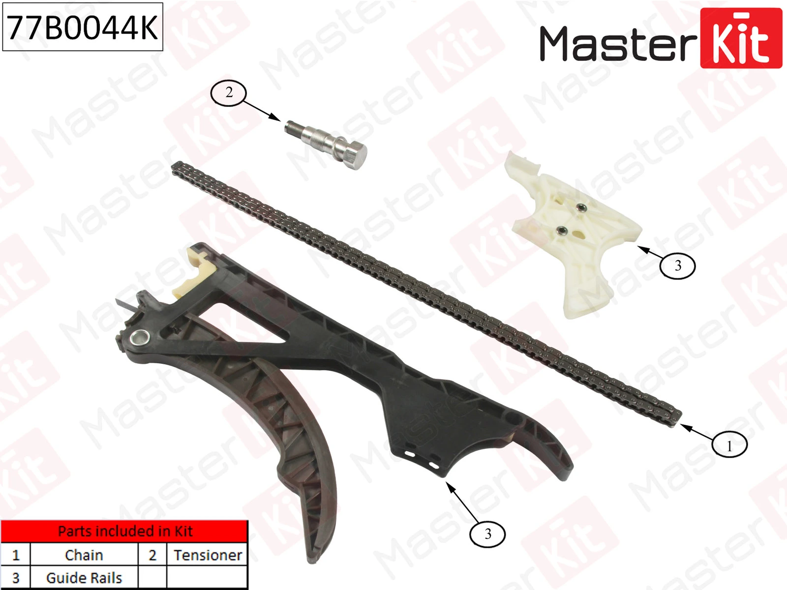 Комплект цепи ГРМ · MASTER KIT 77B0044K