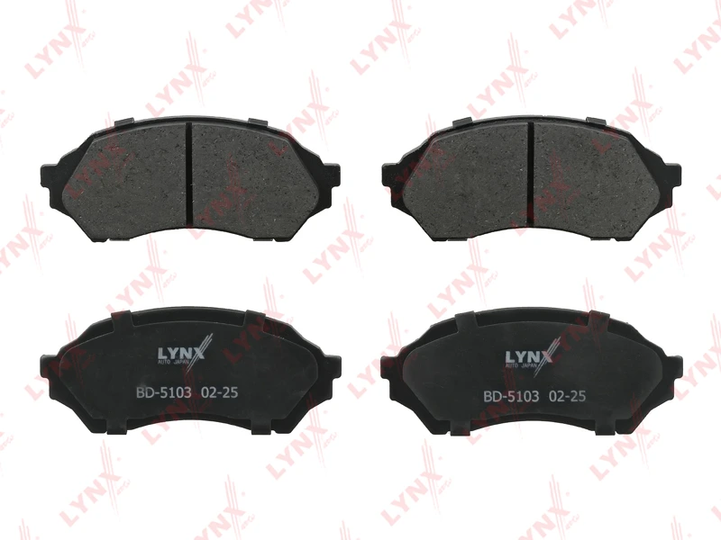 Колодки тормозные дисковые | перед | · LYNXAUTO BD5103