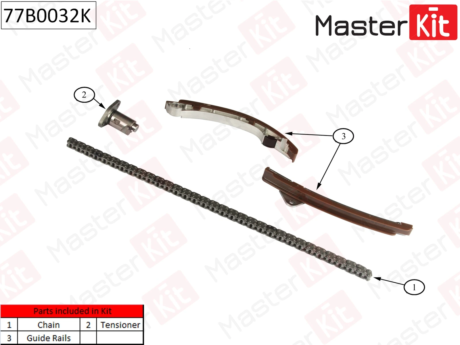 Комплект цепи ГРМ · MASTER KIT 77B0032K