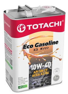 10W-40 Eco Gasoline SN/CF 4л (полусинт. мотор. масло)