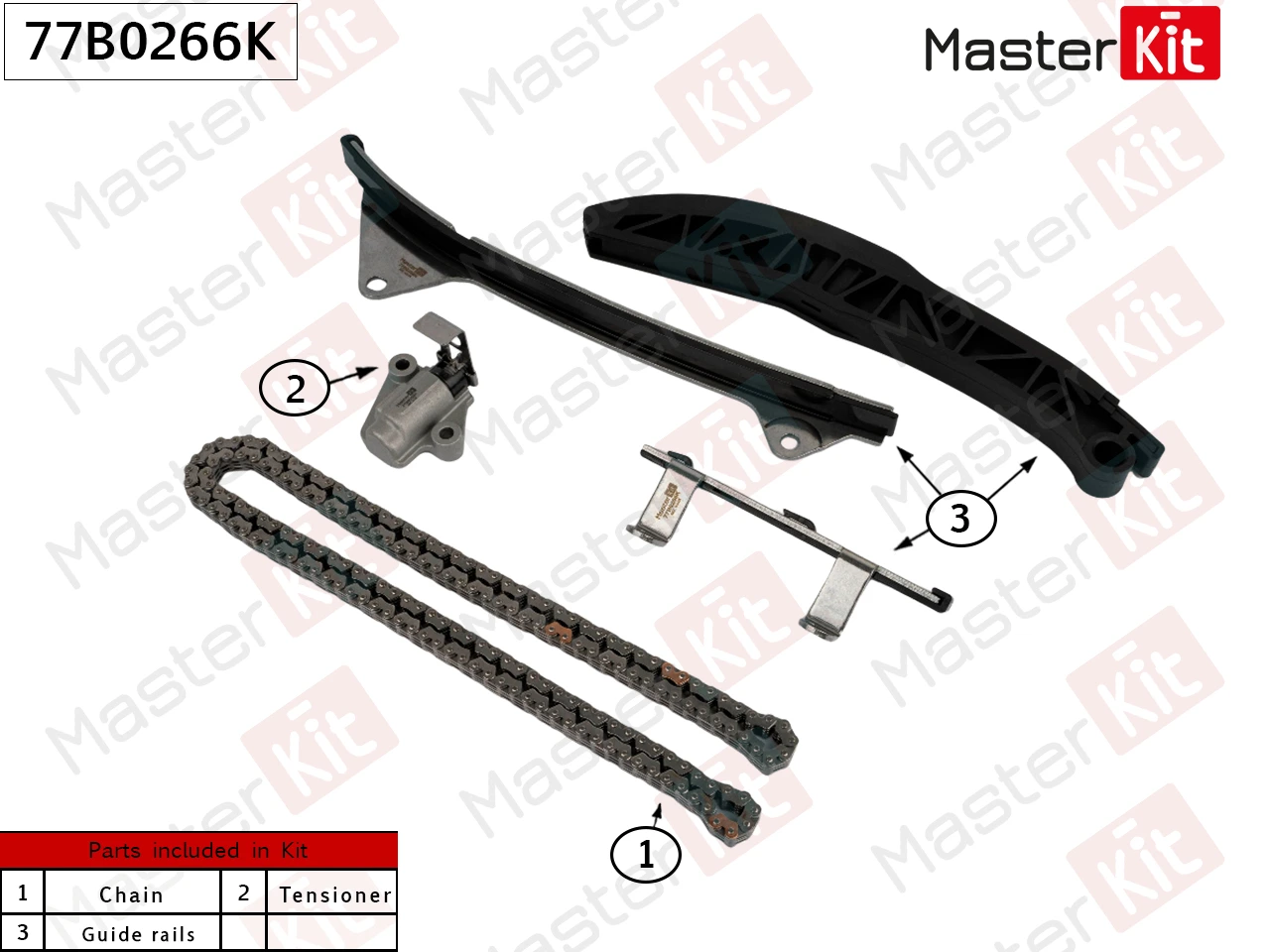 Комплект цепи ГРМ · MASTER KIT 77B0266K
