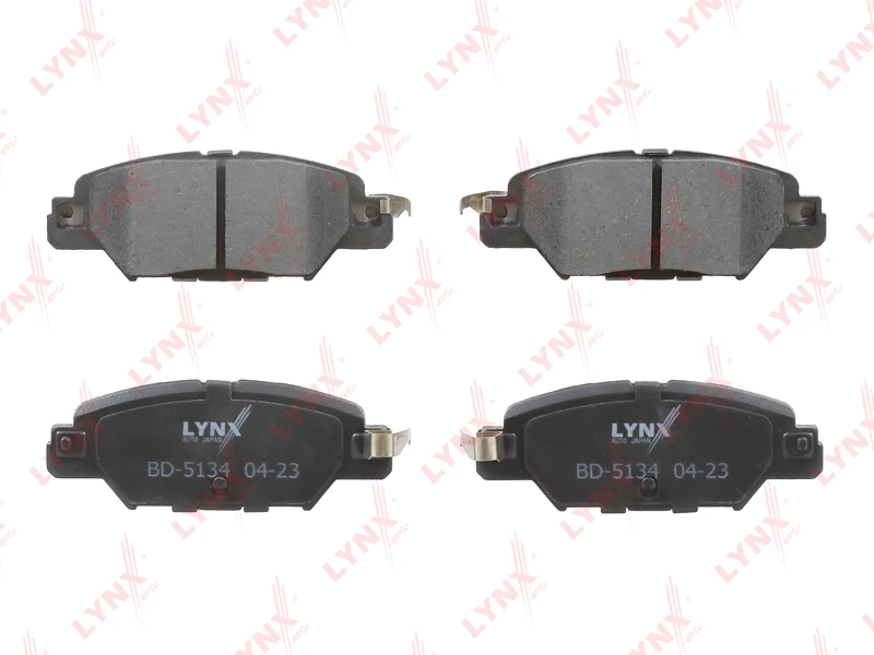 Колодки тормозные дисковые | зад | · LYNXAUTO BD5134