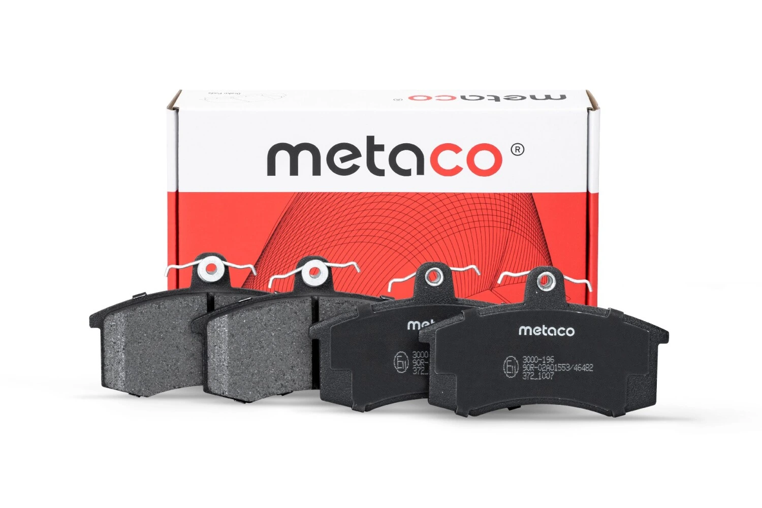 Колодки тормозные дисковые | перед | · METACO 3000196