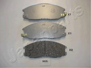 Колодки тормозные дисковые, комплект | перед | · JAPANPARTS PAH05AF