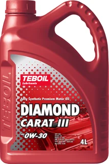 0W-30 Diamond Carat III, 4л (синт.мотор.масло)