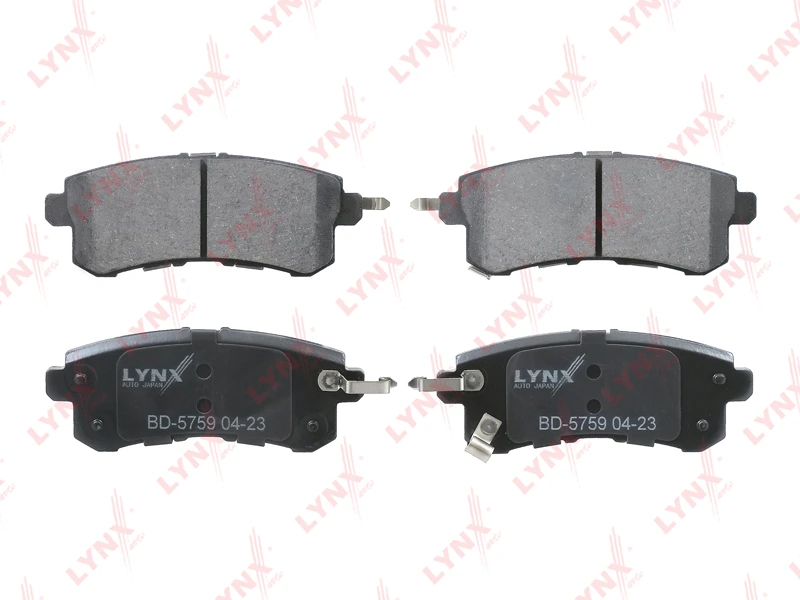 Колодки тормозные дисковые | зад | · LYNXAUTO BD5759