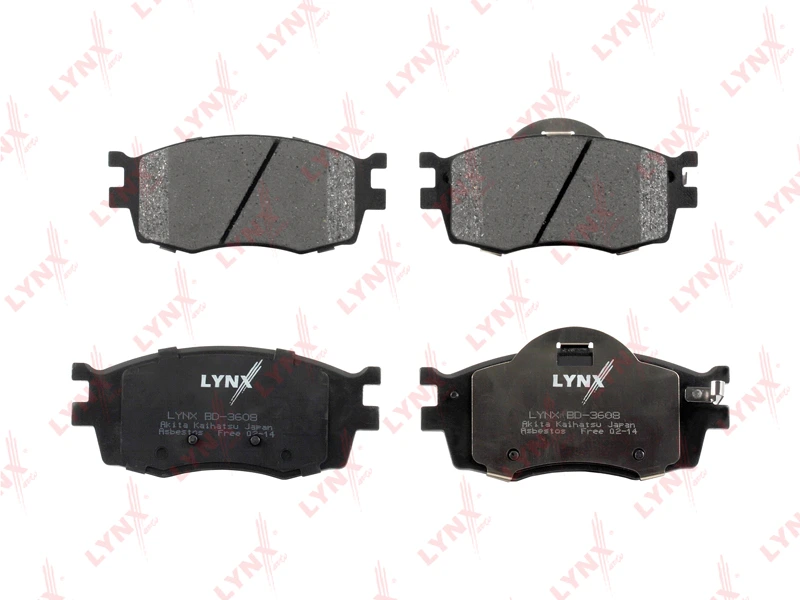 Колодки тормозные дисковые | перед | · LYNXAUTO BD3608
