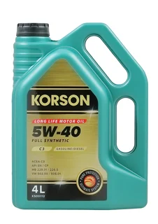 5W-40 FULL SYNTHETIC C3 4л (синт. мотор. масло.)