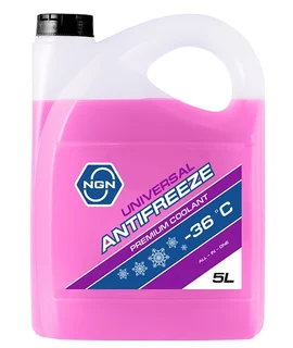 Антифриз, готовый раствор UNIVERSAL ANTIFREEZE G12++ -36 фиолетовый 5л