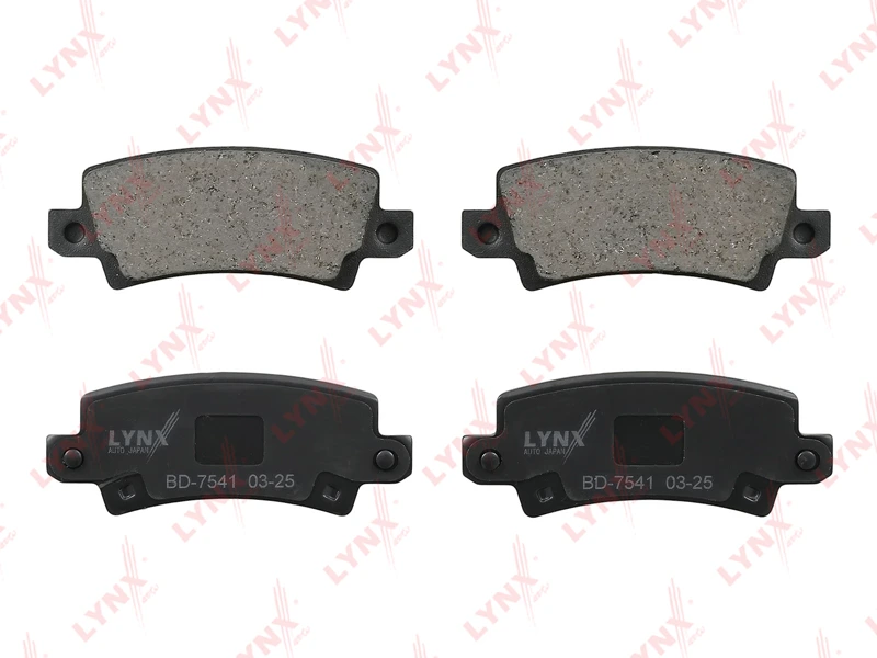 Колодки тормозные дисковые | зад | · LYNXAUTO BD7541