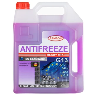 Антифриз, готовый раствор EU-Standard G13/G12++ фиолетовый -37°C, 5кг