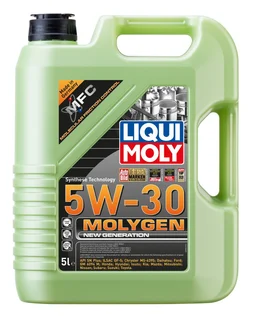 5W-30 Molygen New Generation, API SP, ILSAC GF-6A, 5л (НС-синт.мотор.масло)