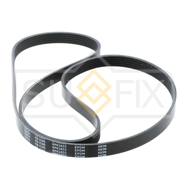 Ремень поликлиновой 6PK1633 VOLGA/GAZELLE/SOBOL · SUFIX FB3195