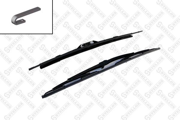 Щетки к-т каркасн. BMW E34/E32 86-95 | перед | · STELLOX 202600SX
