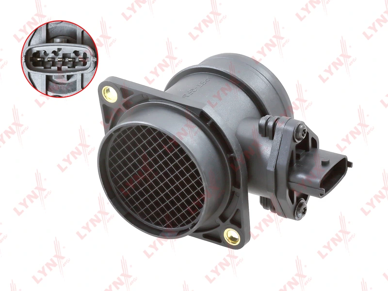 Датчик массового расхода воздуха LADA 2108-099/2110-12/2113-15/2121-31/KALINA/PRIORA · LYNXAUTO DM1407