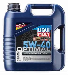 5W-40 Optimal New Generation, 4л (HC-синт.мотор.масло)