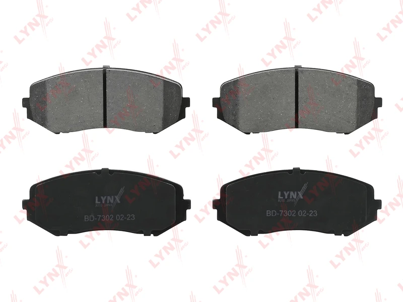 Колодки тормозные дисковые | перед | · LYNXAUTO BD7302