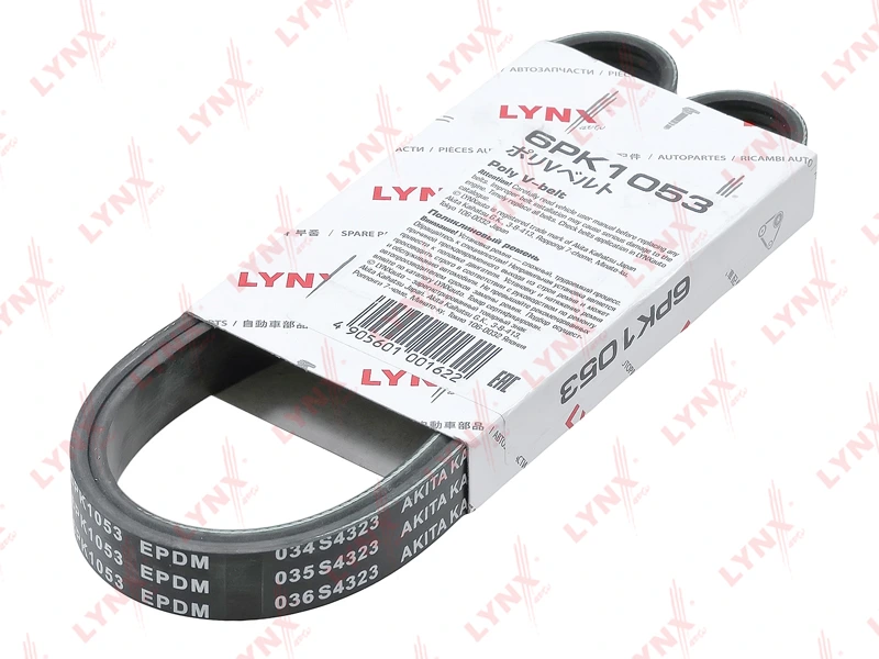 Ремень поликлиновой · LYNXAUTO 6PK1053