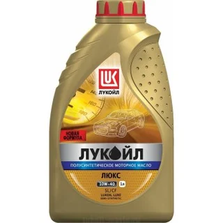 10W-40 ЛЮКС, API SL/CF, 1л, (полусинт.мотор.масло)