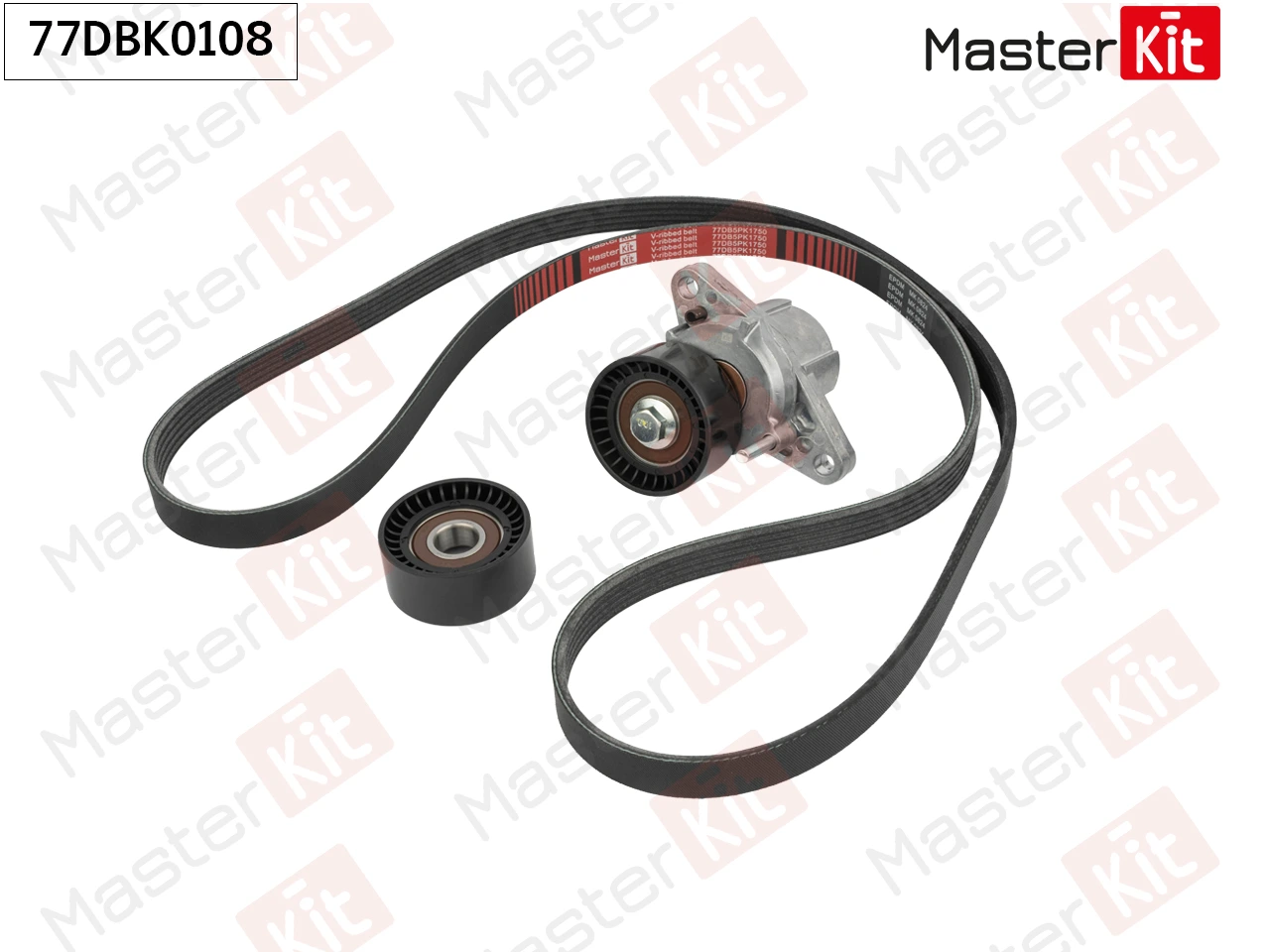 Комплект ремня приводного · MASTER KIT 77DBK0108