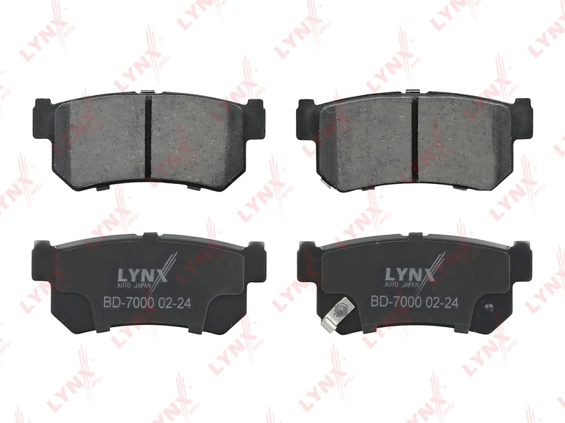 Колодки тормозные дисковые | зад | · LYNXAUTO BD7000