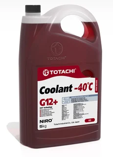 Антифриз, готовый раствор NIRO COOLANT G12+ -40°C красный 5кг