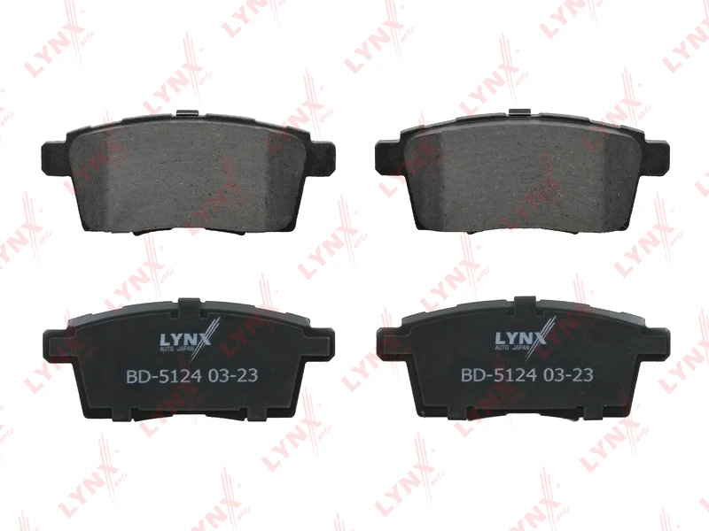 Колодки тормозные дисковые | зад | · LYNXAUTO BD5124