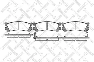 Колодки дисковые з. Mazda Xedos6/Xedos9 | зад |
