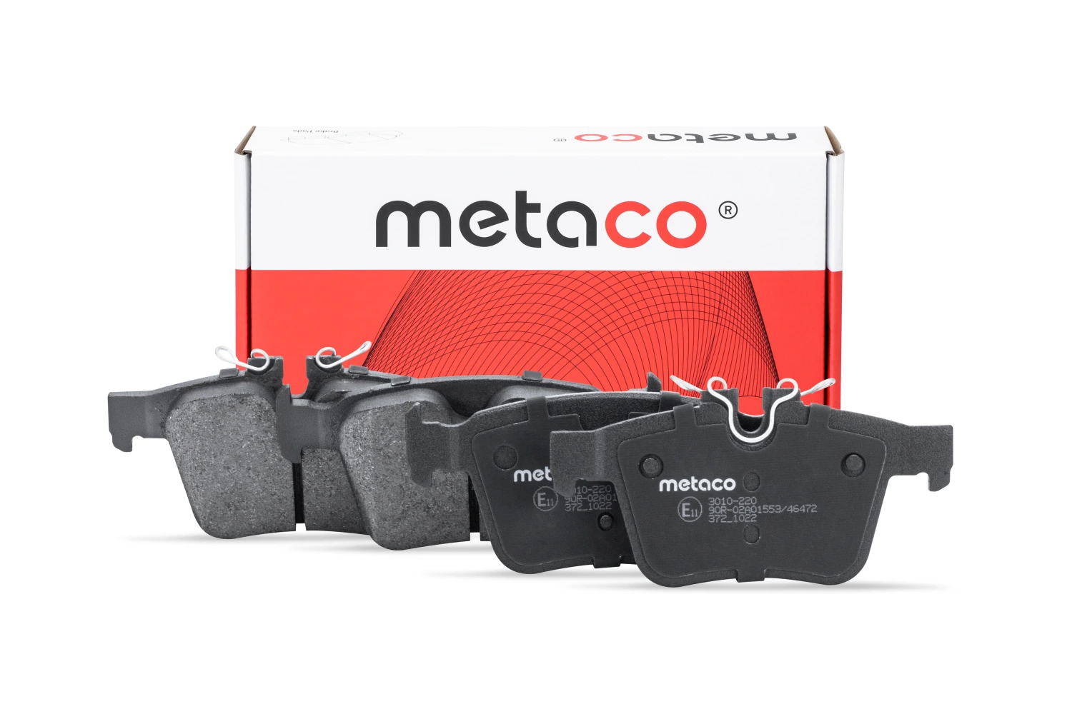 Колодки тормозные дисковые | зад | · METACO 3010-220