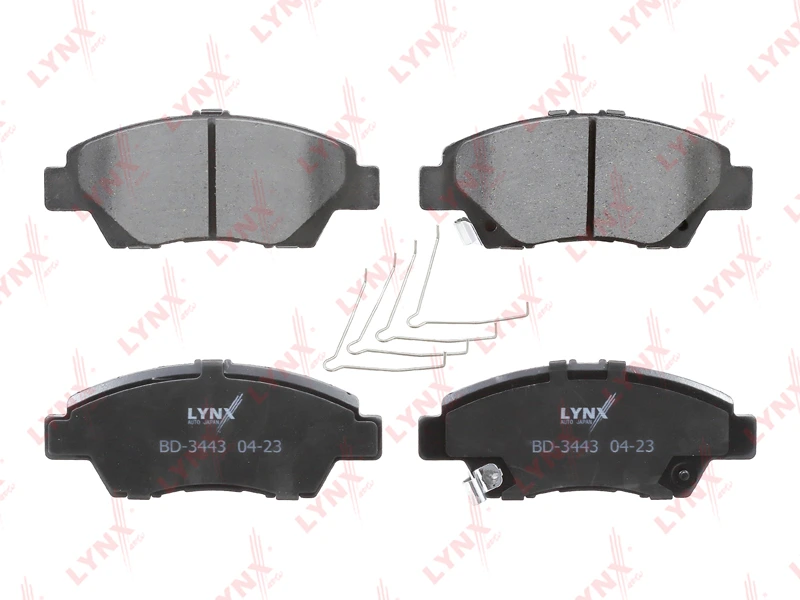 Колодки тормозные дисковые | перед | · LYNXAUTO BD3443