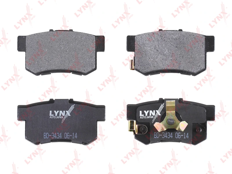 Колодки тормозные дисковые | зад | · LYNXAUTO BD3434