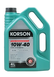 10W-40 SEMI-SYNTHETIC A3/B4 4л (полусинт. мотор. масло)