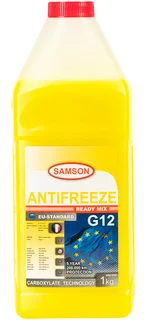 Антифриз, готовый раствор EU-Standard G12 жёлтый -37°C, 1кг