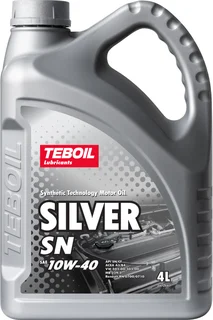 10W-40 Silver SN, 4л (полусинт.мотор.масло)