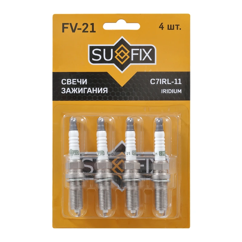 Свеча зажигания (Iridium + Nickel) · SUFIX FV21