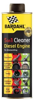 DIESEL 5IN1 CLEANER очиститель турбины, фильтра DPF и топливной системы, дизель (в бак), 0,5л