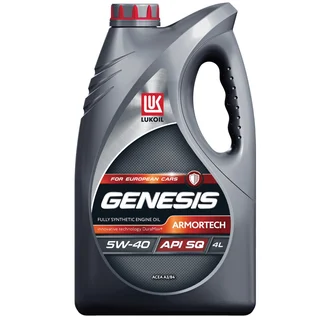 5W-40 GENESIS ARMORTECH, 4л, (синт.мотор.масло)