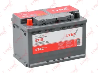 Аккумулятор EFB L3L, 75 Ah, 700 A, прямая, 278X175X190 ETN EFB 57550L
