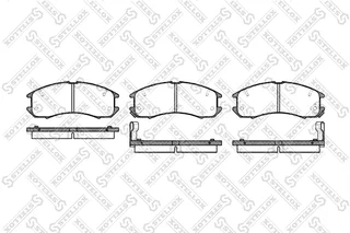Колодки дисковые п. Ford Probe 2.2 88-92 | перед |