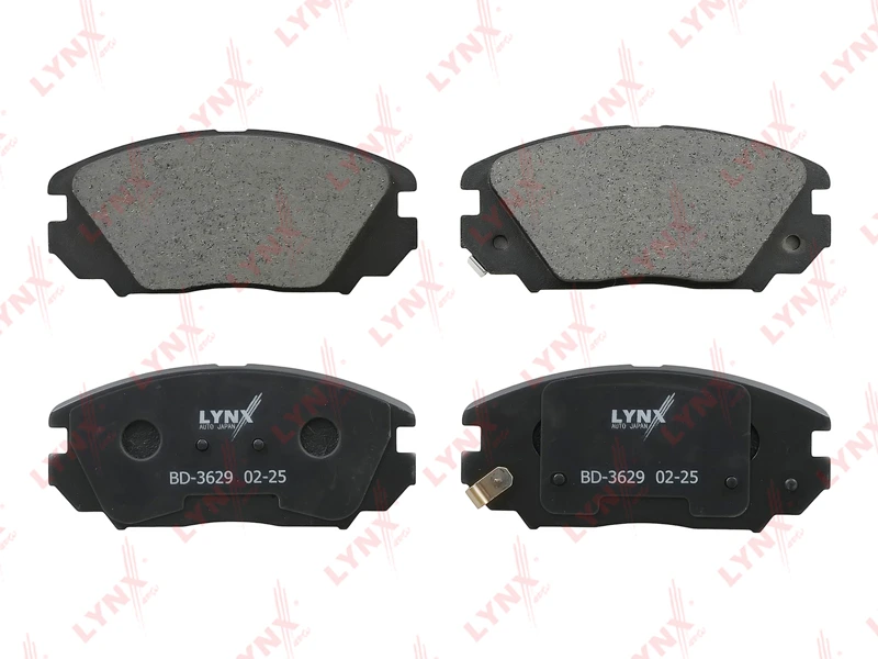 Колодки тормозные дисковые | перед | · LYNXAUTO BD3629