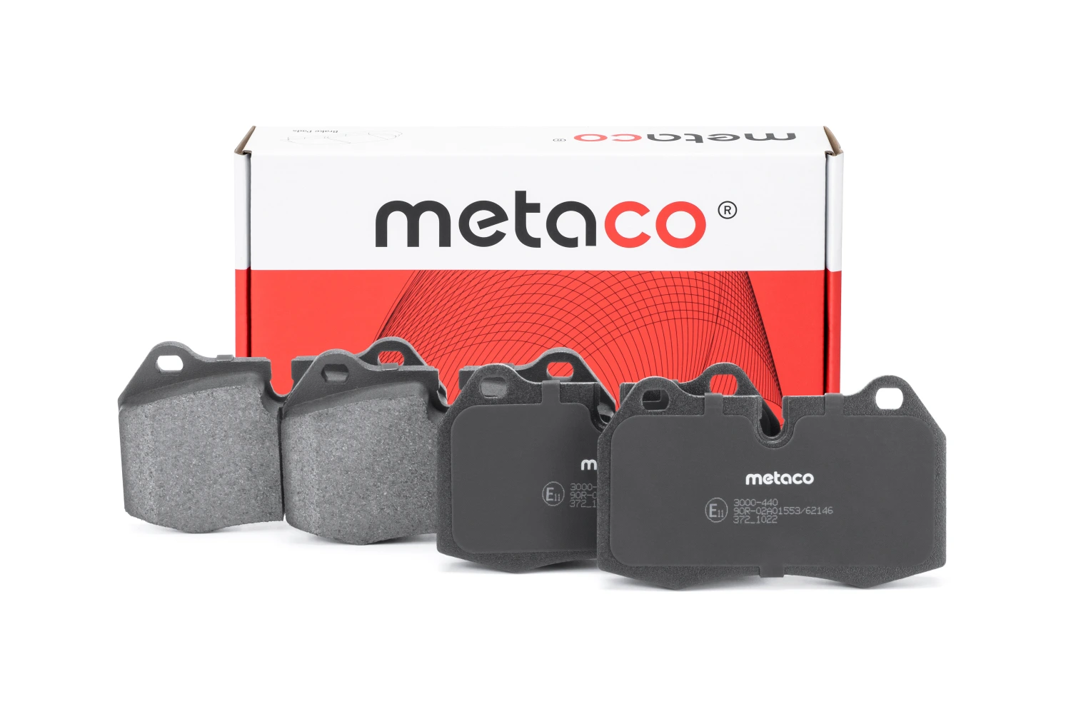 Колодки тормозные дисковые | перед | · METACO 3000440