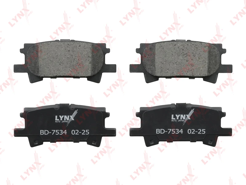 Колодки тормозные дисковые | зад | · LYNXAUTO BD7534