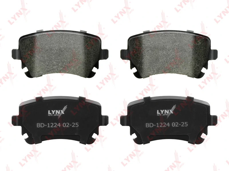 Колодки тормозные дисковые | зад | · LYNXAUTO BD1224